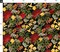 Black Floral Botanical Jungle Tropical Hawaiian Mimosa Tree Flowers Foliage Large Scale Custom Printed Fabric by Spoonflower Various Fabrics by the Yard or Fat Quarter